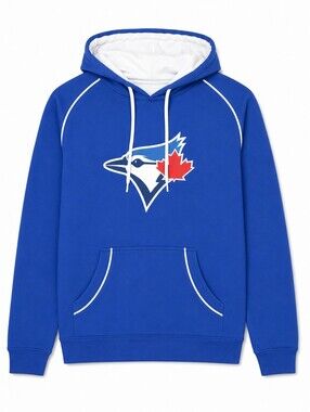 Toronto Blue Jays Official MLB Item Mens Official Logo Blue Hoodie Size Large